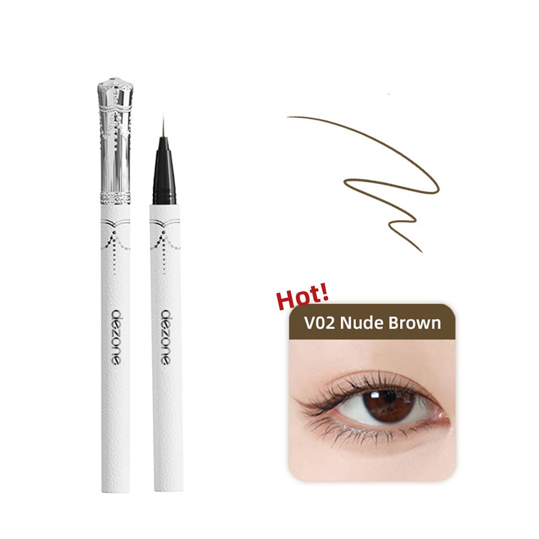 Dezone Ultra Fine Eyeliner Pen V02 Nude Brown
