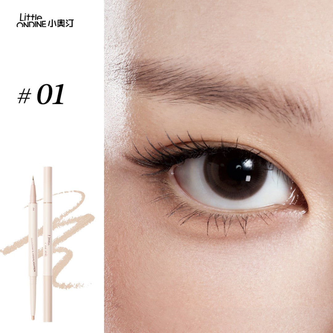Little Ondine Eye Shadow And Highlight Eyeliner 01 Naturally Nude Apricot