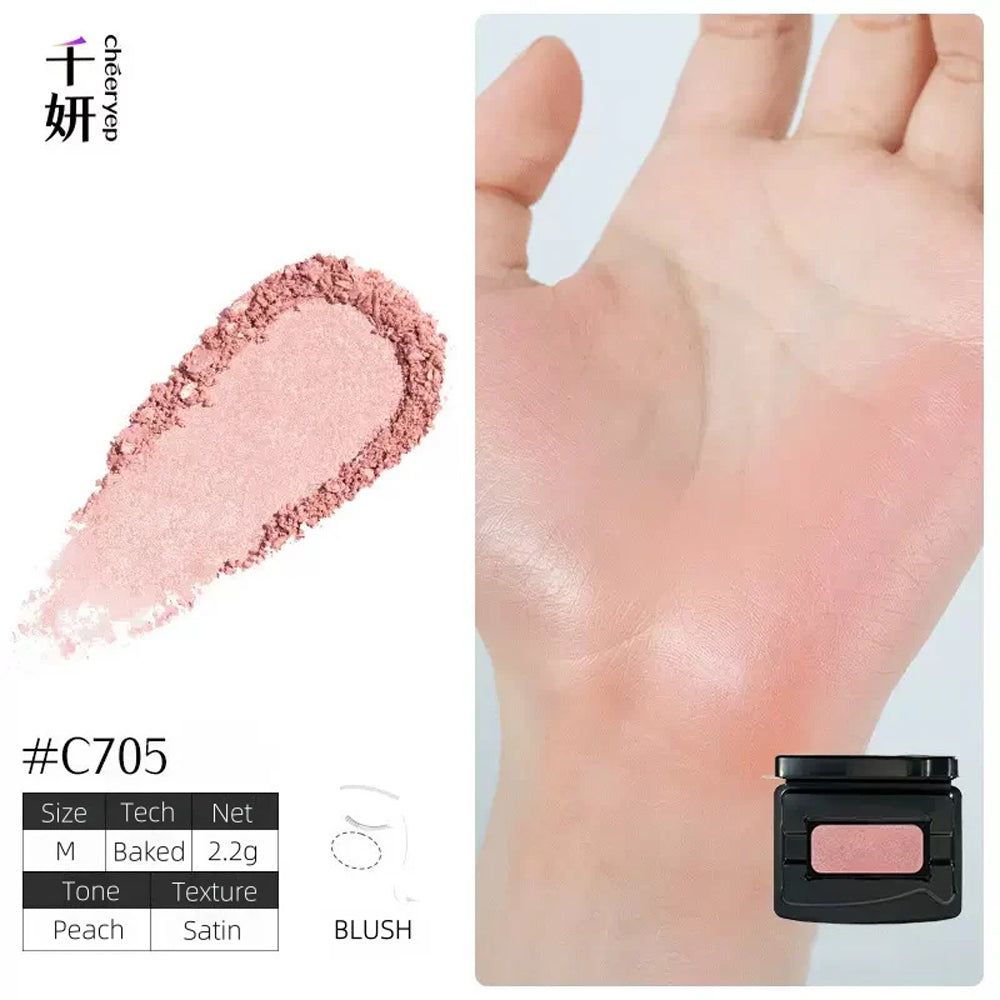 Cheeryep Refillable Satin Baked Powder Blush