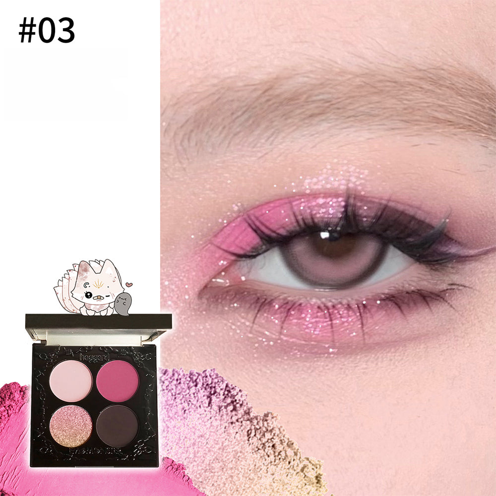 Haggard  Emo Monster Series Four-Color Eyeshadow Palette 03#Nine-Tails