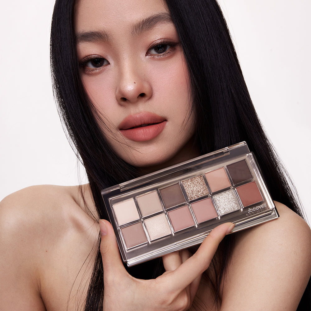 Joocyee Pro Eyeshadow Palette 01 Wooden Pink