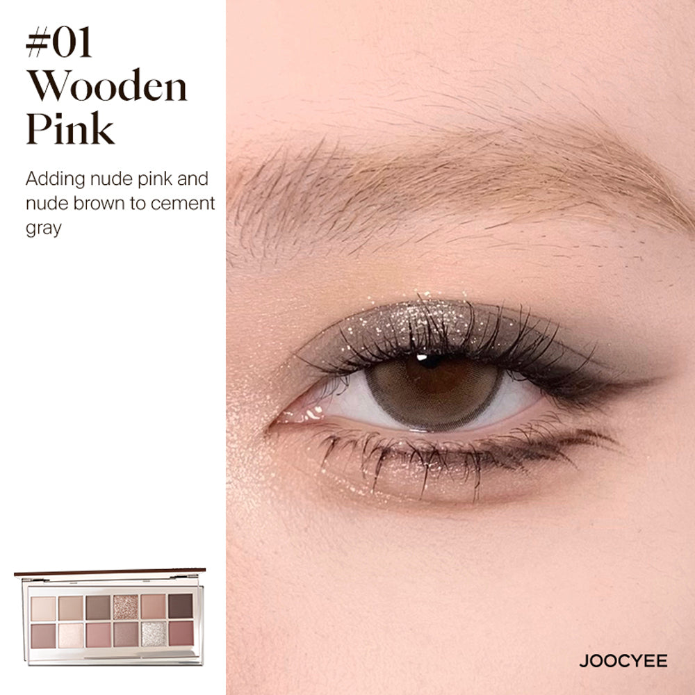 Joocyee Pro Eyeshadow Palette 01 Wooden Pink