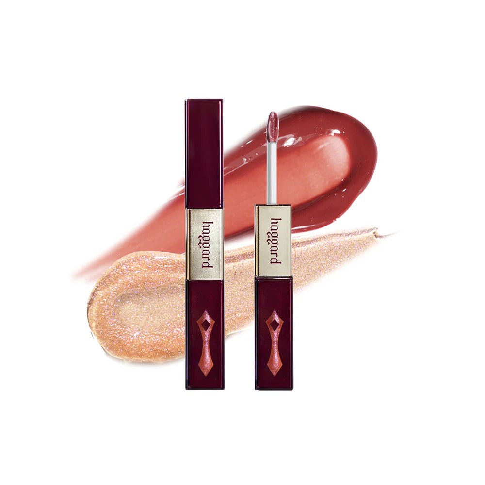 Haggard Scepter Double Headed Lip Gloss #01 Poet And Sixpence