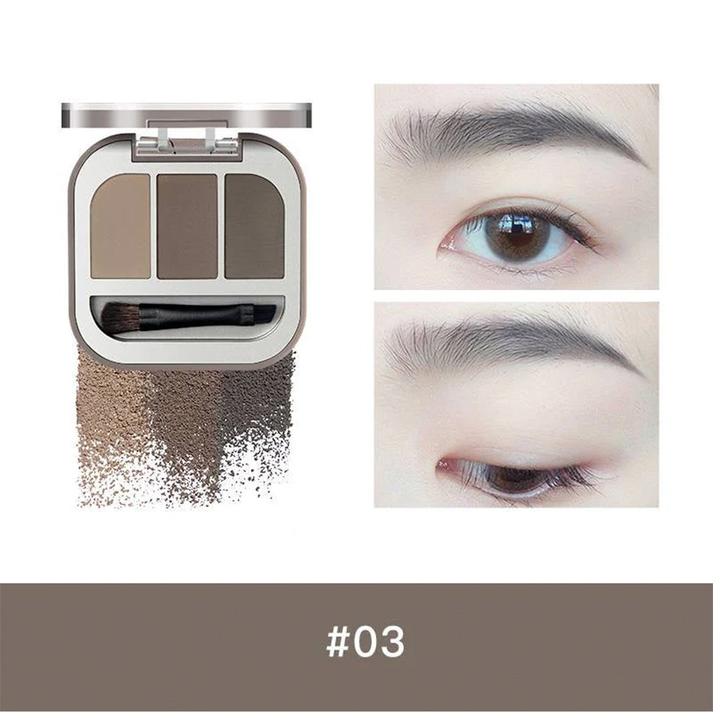 Judydoll Modeling 3-Color Eyebrow Powder #03