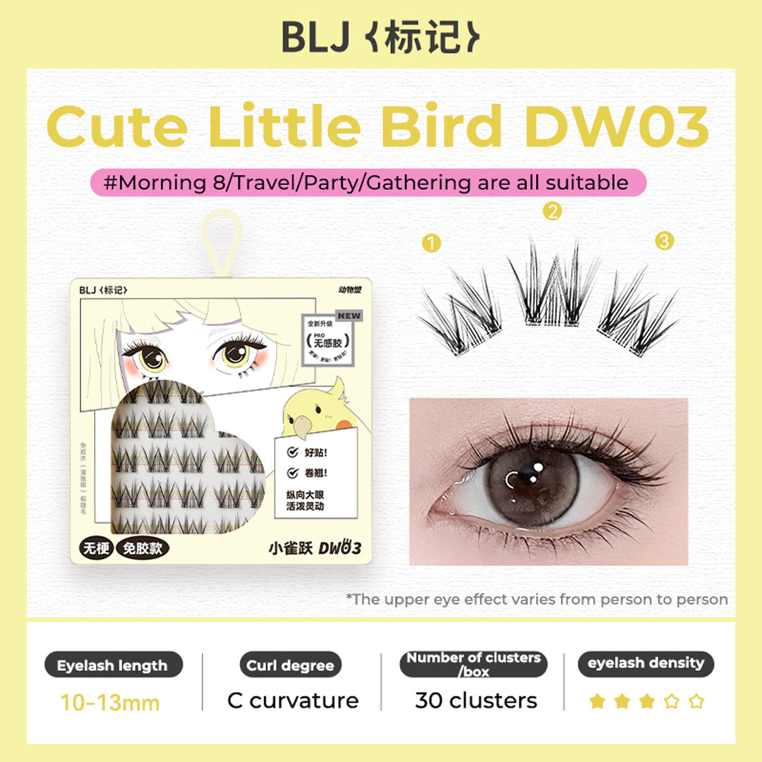 BLJ Animal False Eyelash Vivacious Bird Dw3