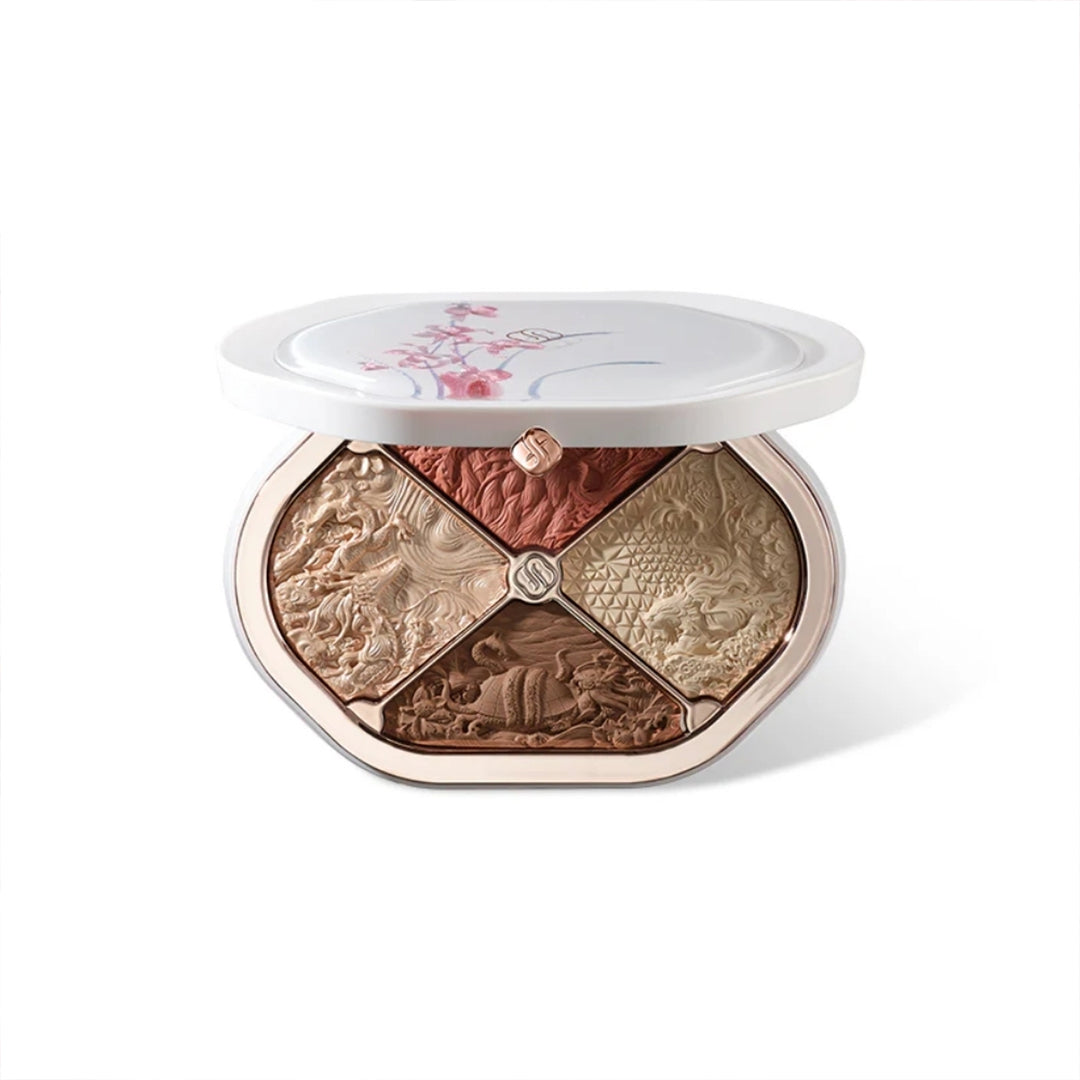 Florasis Eastern Beasts Sculpting Makeup Palette  (Ode To Embroidery), 01