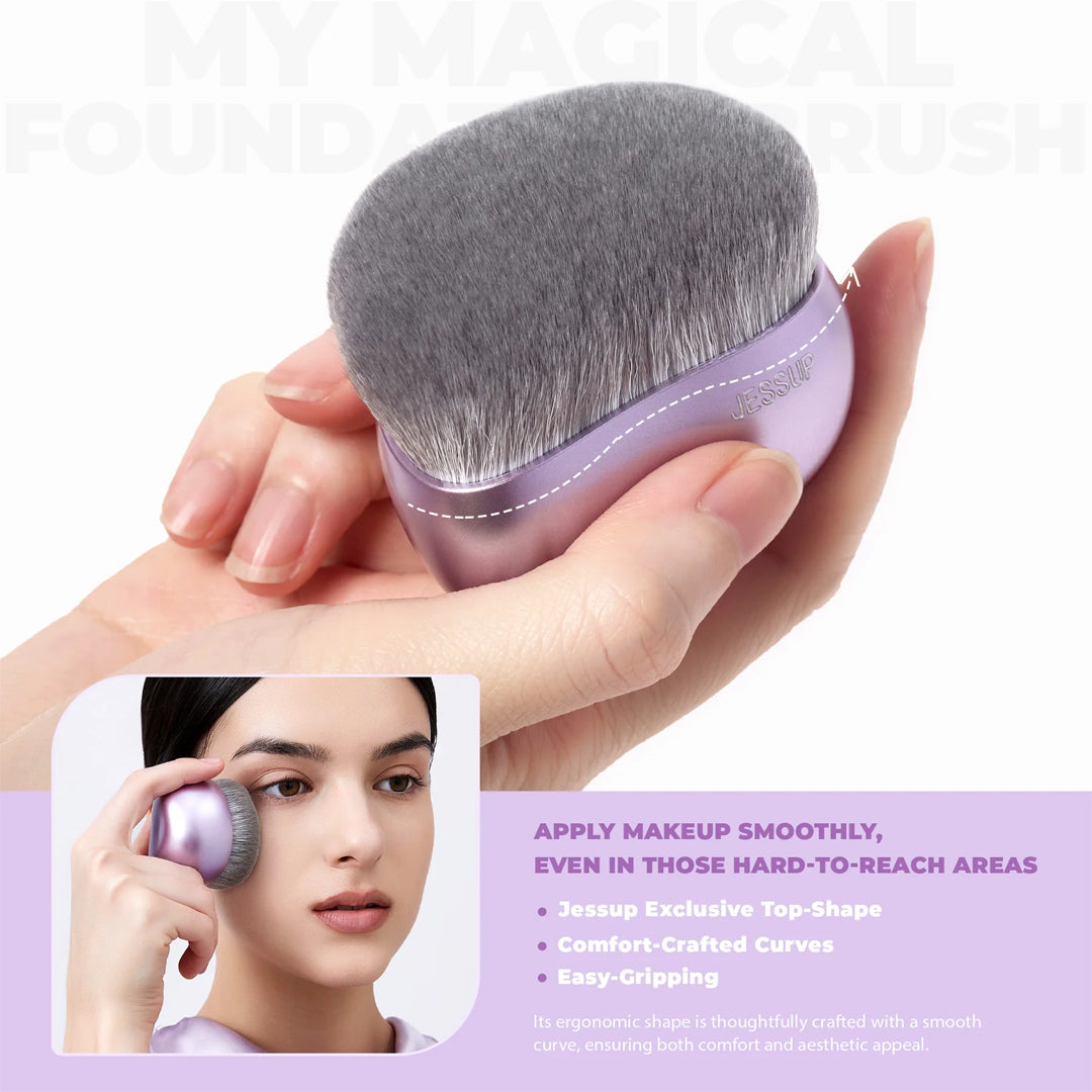 Jessup My Magical Foundation Brush-Luxury Purple