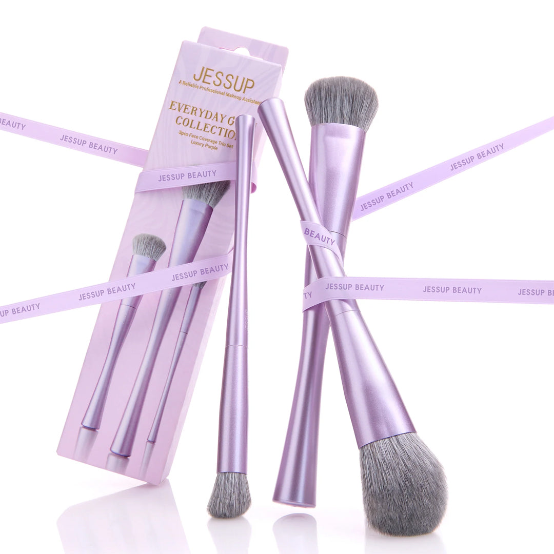 Jessup 3Pcs Luxury Purple Face Coverage Trio Set