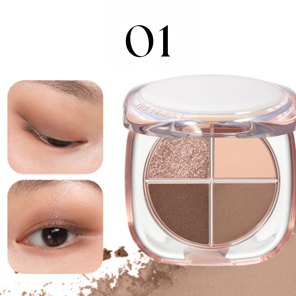 Judydoll Glazed 4-Colors Eyeshadow Palette