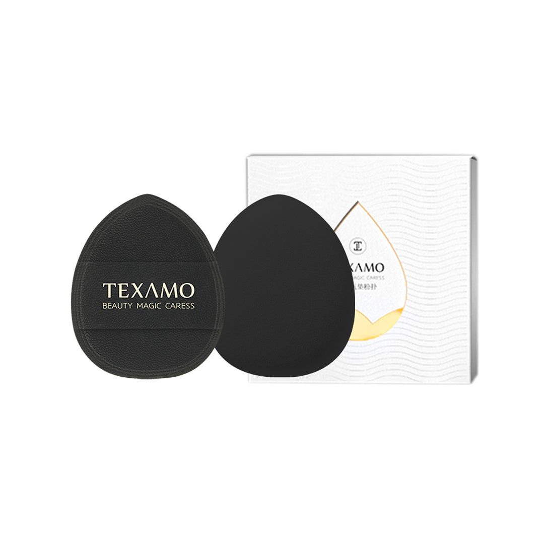 Texamo Big Almond Thumb Puff Rubycell  Black