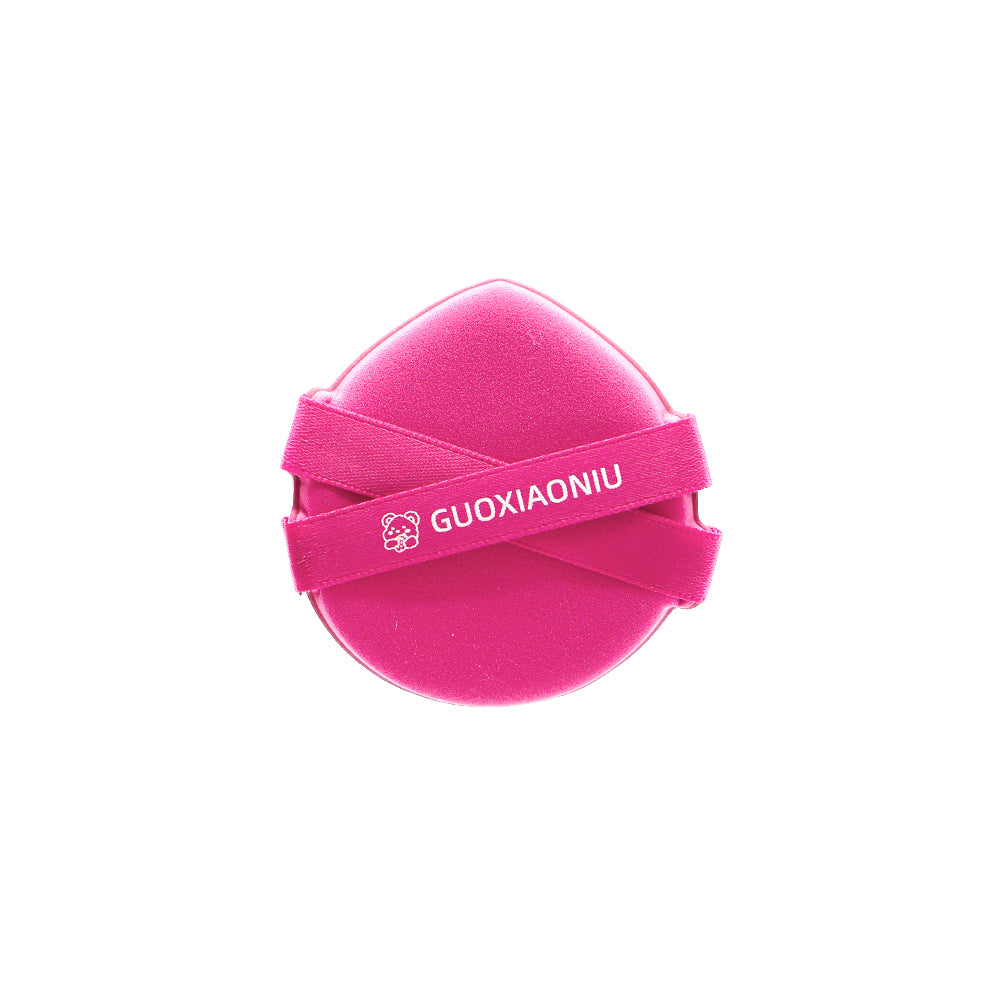 Guoxiaoniu strawberry round trip ribbon puff