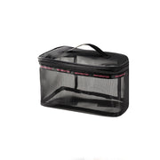 Guoxiaoniu Black Box Black gauze Makeup bag