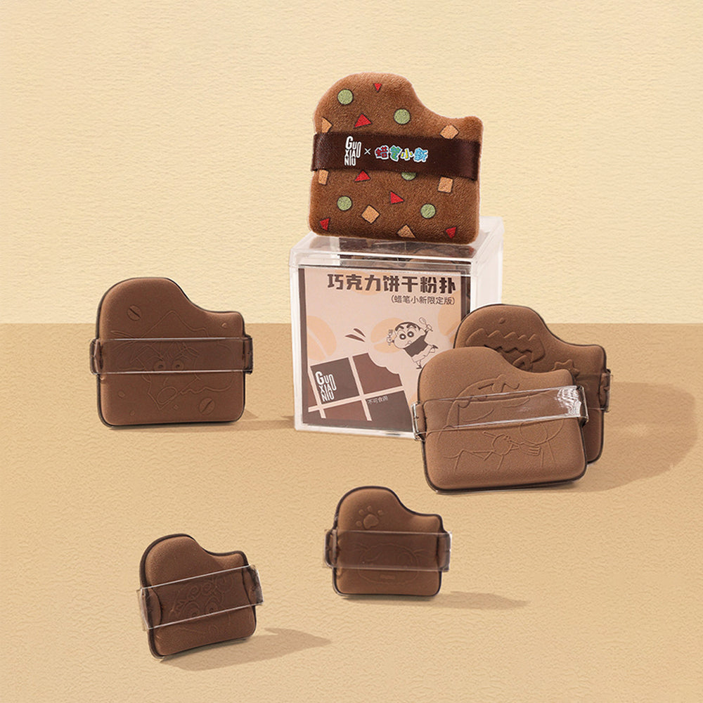 Guoxiaoniu Chocolate Cookie Power puff(Crayon Limited Edition)