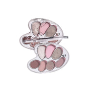 Veecci Vizida Artist Seven Color eye shadow Disk D01 Grey Pink Rose