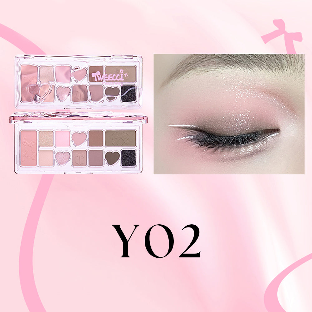 Veecci Exclusive Ribbon Fantasy Eleven Color eye shadow Disk Y02 Gentle Fantasy