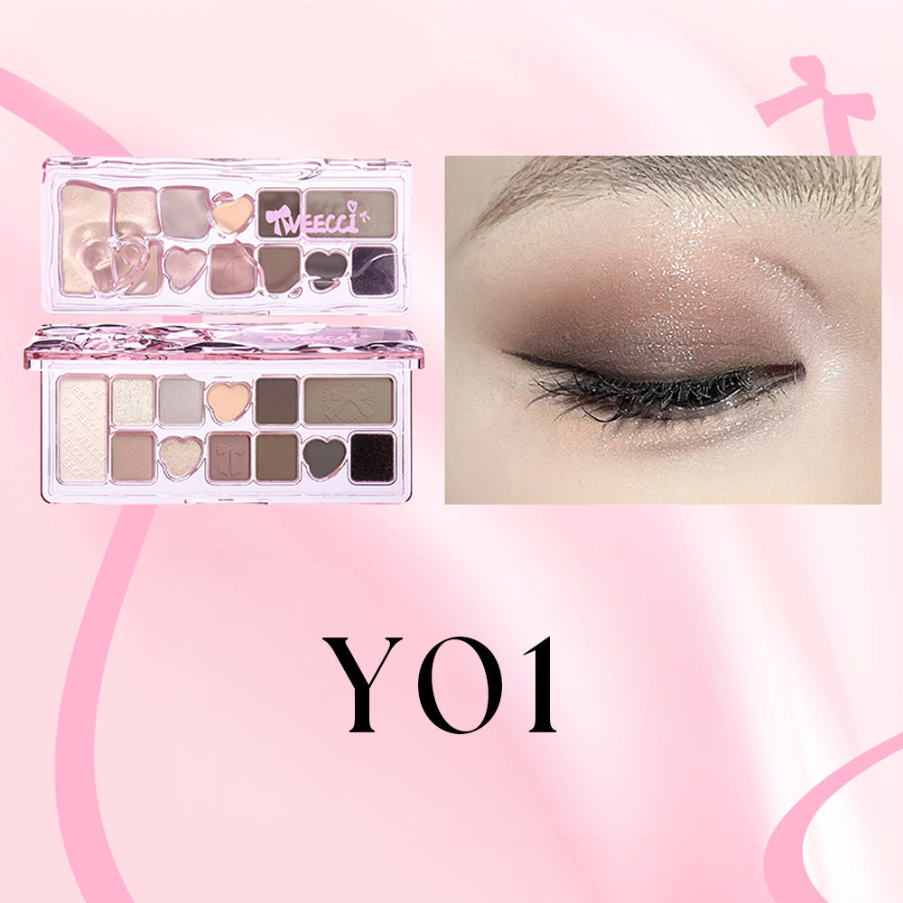 Veecci Exclusive Ribbon Fantasy 11 Color eye shadow Disk Y01 Mist Fantasy