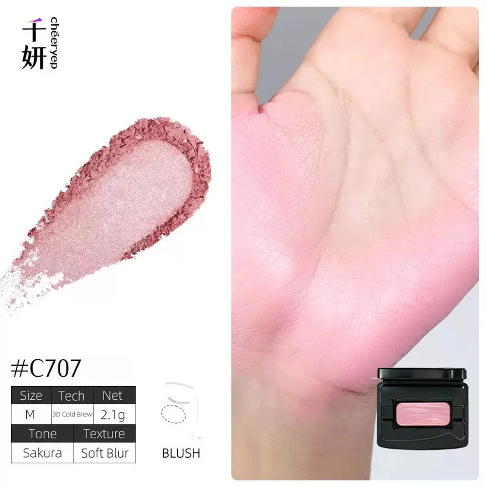 Cheeryep Refillable Satin Baked Powder Blush