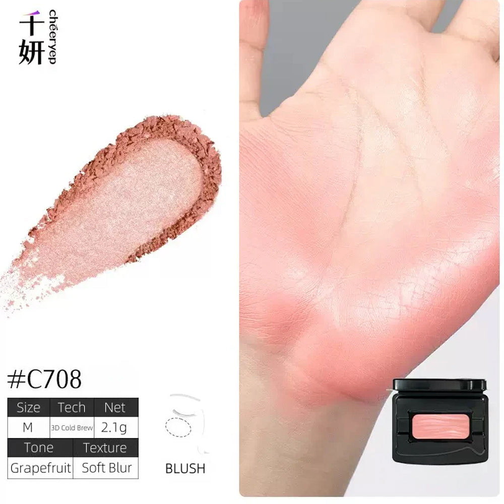 Cheeryep Refillable Satin Baked Powder Blush