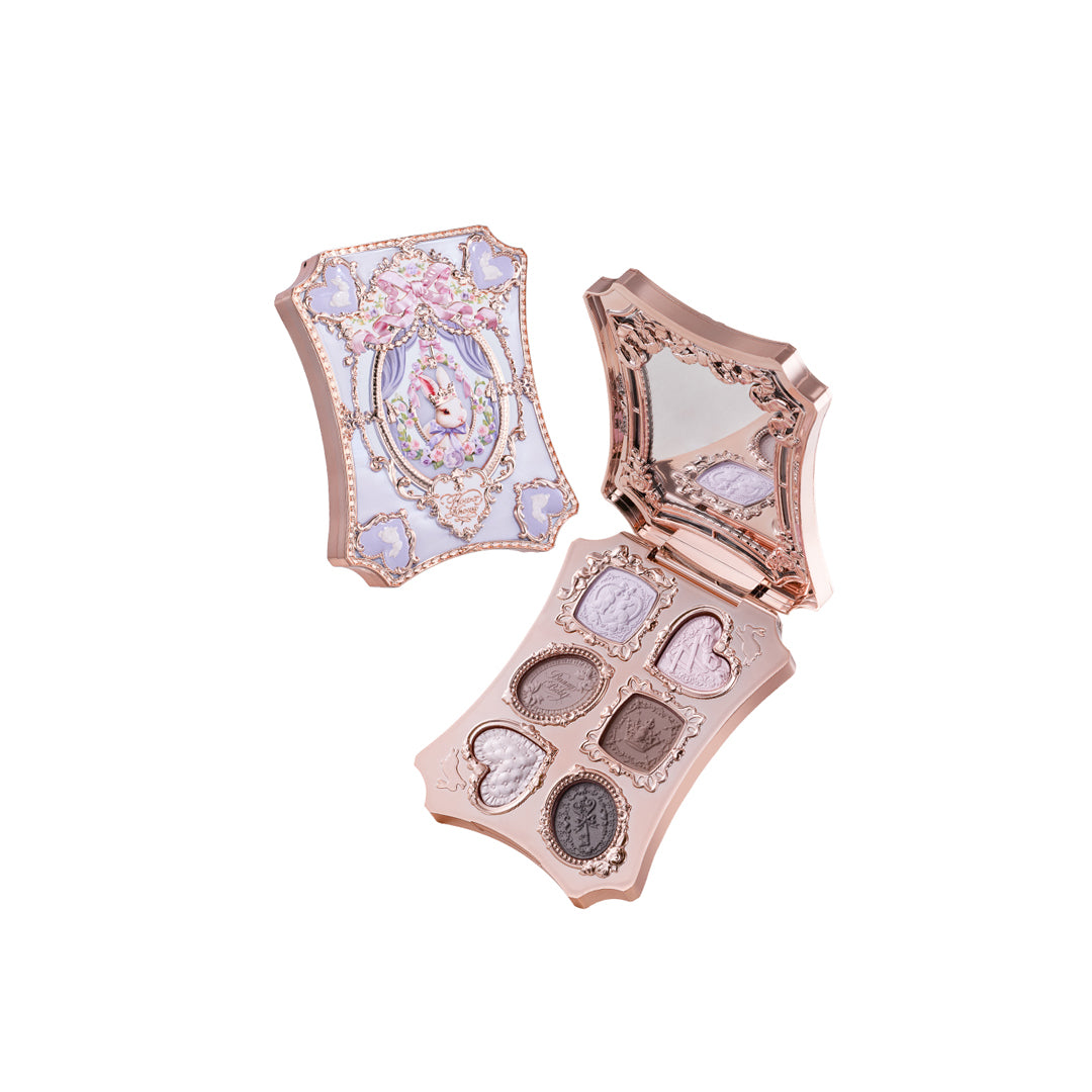 Flower Knows Bunny Garden Collection 6-Color Makeup Palette 02 Moon Serenade