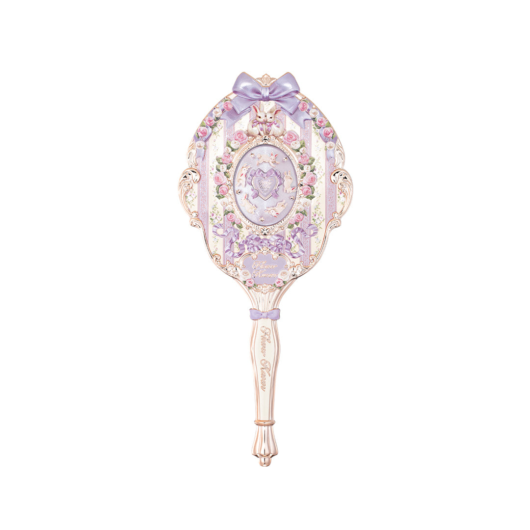Flower Knows Bunny Garden Collection Hand Mirror Wisteria Purple