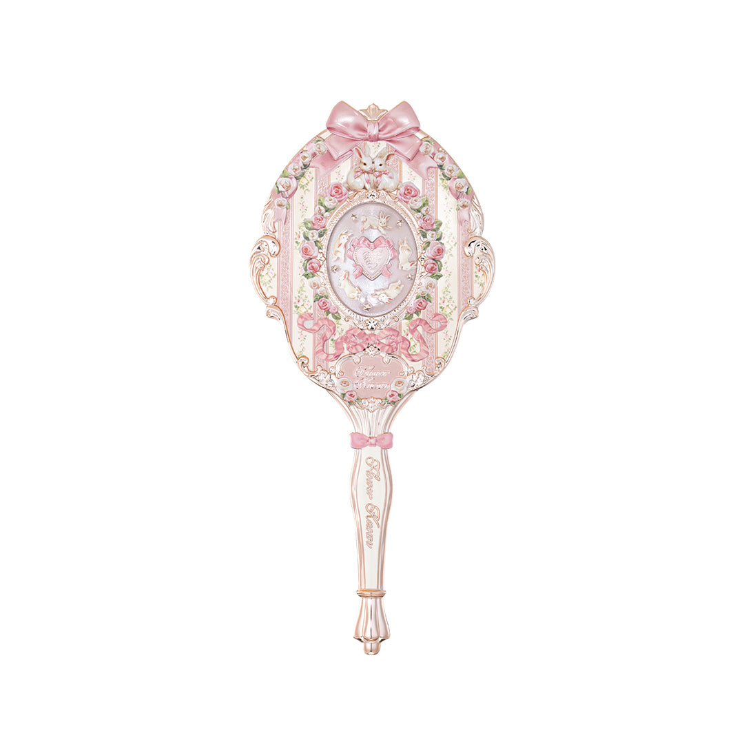 Flower Knows Bunny Garden Collection Hand Mirror Rosette Pink