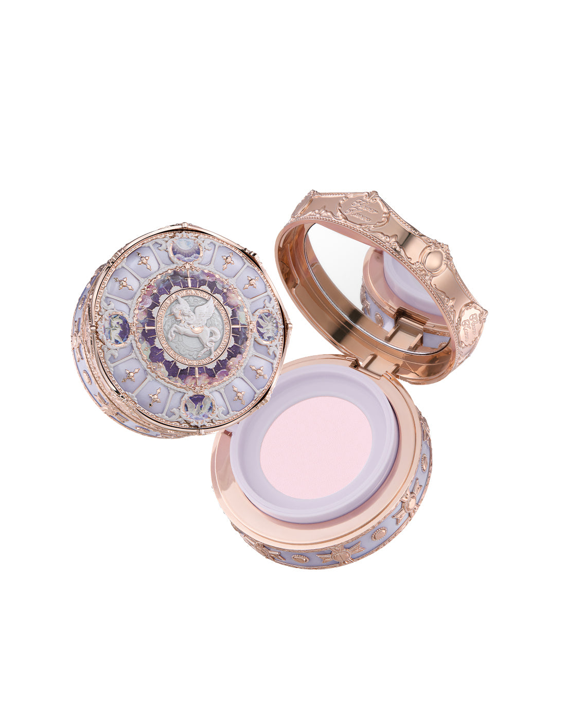 Flower Knows Knight Unicorn Collection Cloud Loose Setting Powder 03 Violet Crystal