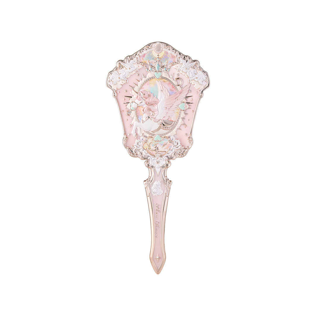 Flower Knows Knight Unicorn Collection Hand Mirror Starlight Pink