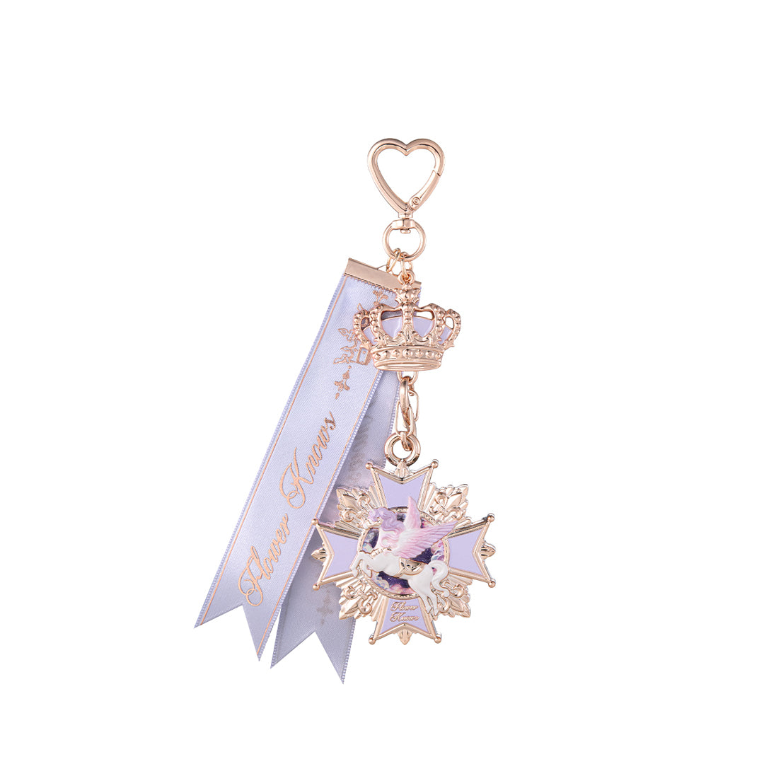 Flower Knows Knight Unicorn Collection Eyeshadow Palette & Charm Set 02 Dreamy Lilac