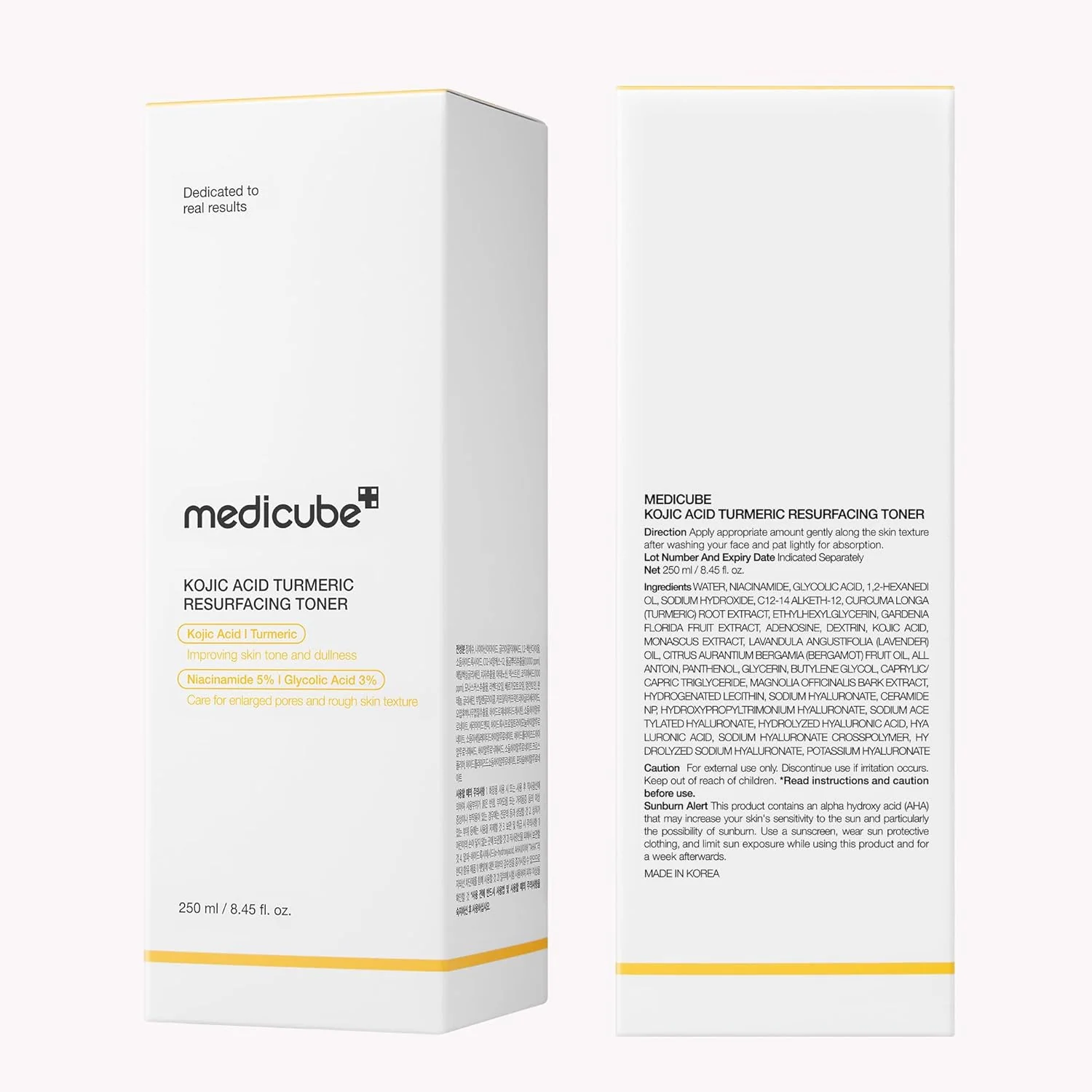 Medicube Kojic Acid Turmeric Resurfacing Toner 250ml
