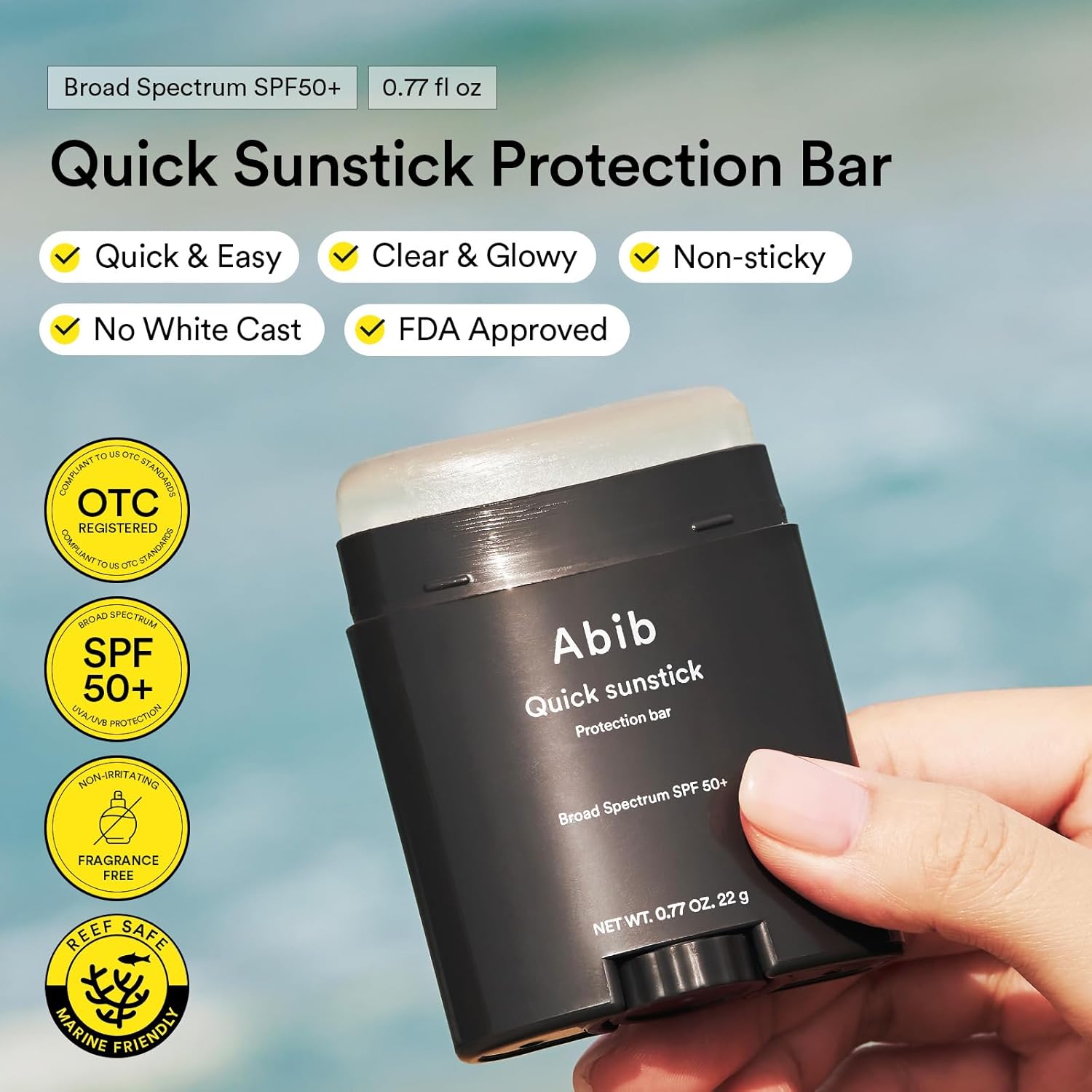 Abib Quick Sunstick Protection Bar SPF50+ 0.77 oz / 22 g