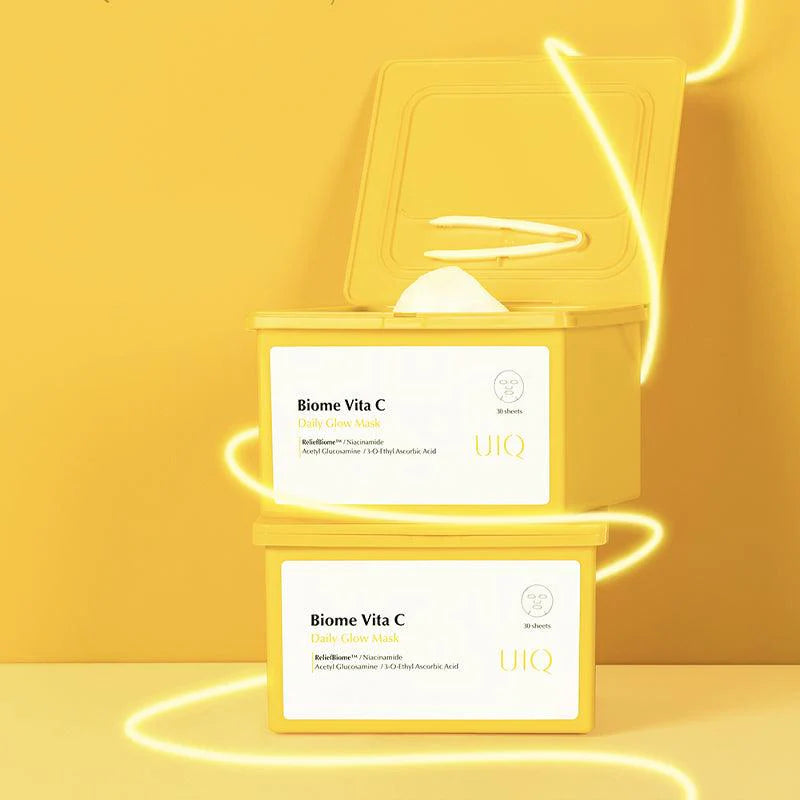 UIQ Biome Vita C Daily Glow Mask 30 ea