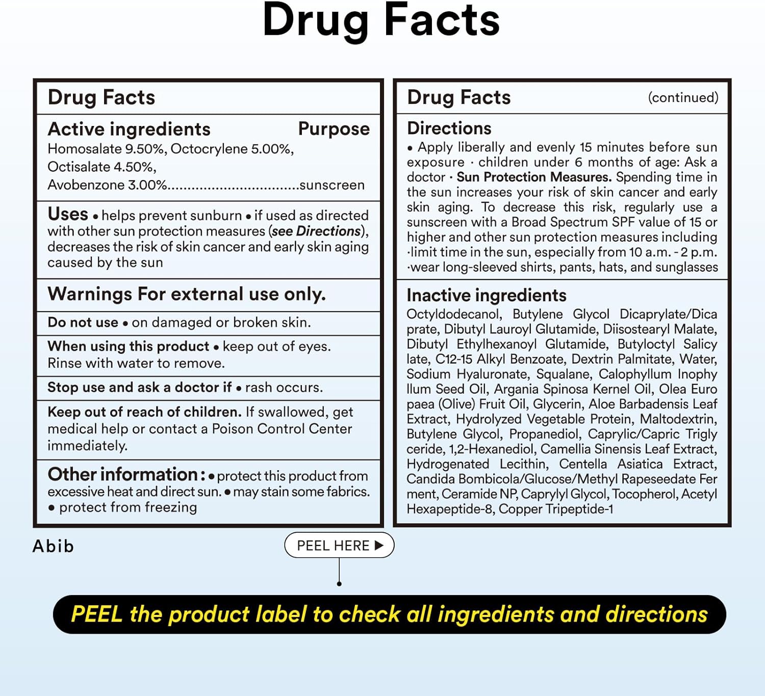 Abib Quick Sunstick Protection Bar SPF50+ 0.77 oz / 22 g