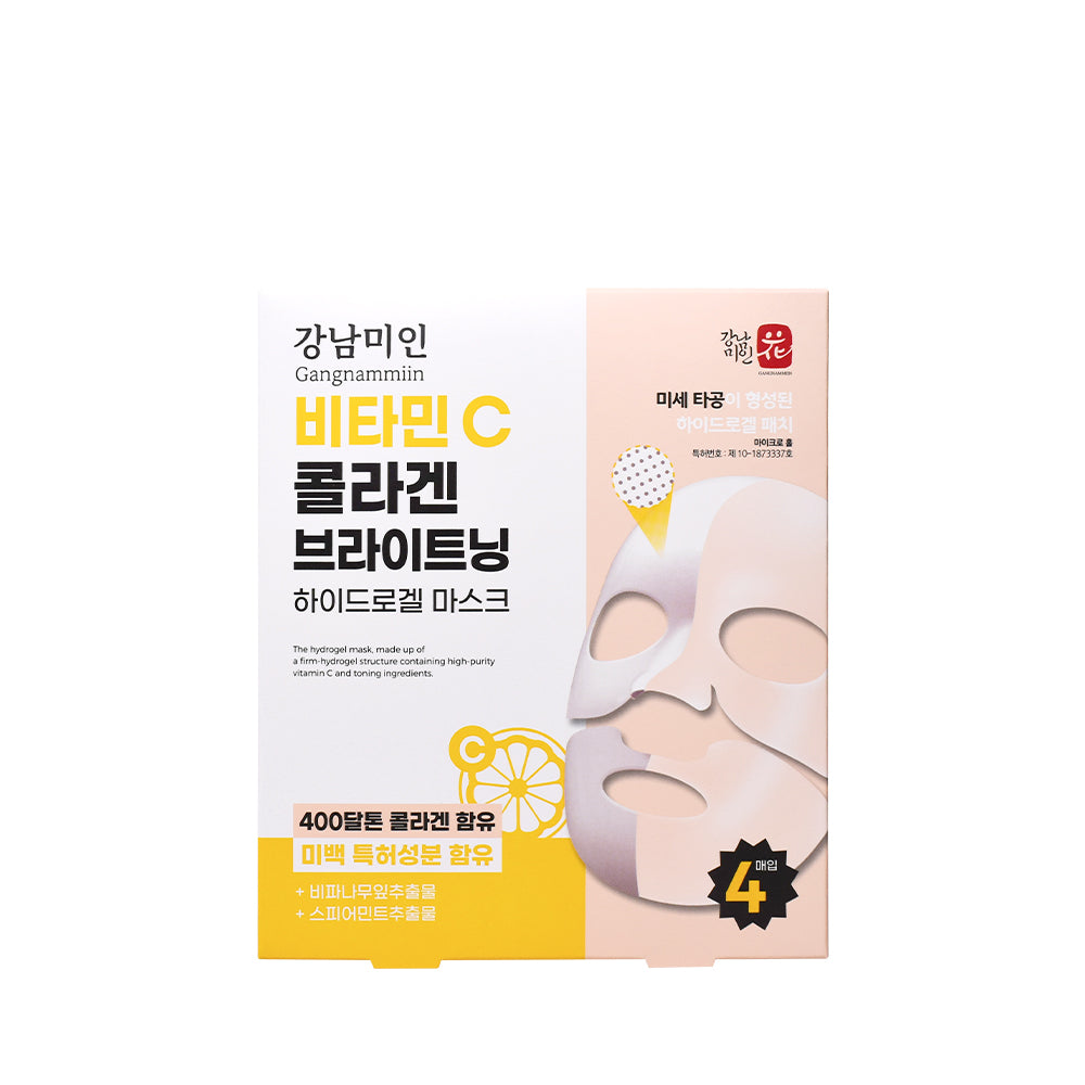 Prettyskin Gangnam Miin Vitamin C Collagen Brightening Hydrogel 30G*4Ea