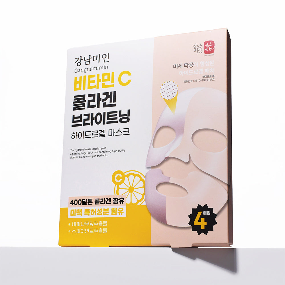 Prettyskin Gangnam Miin Vitamin C Collagen Brightening Hydrogel 30G*4Ea