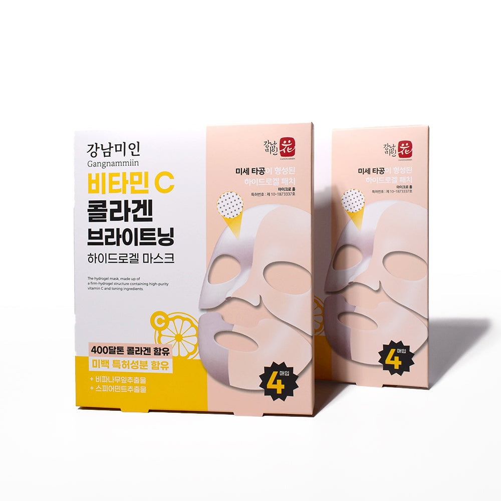 Prettyskin Gangnam Miin Vitamin C Collagen Brightening Hydrogel 30G*4Ea