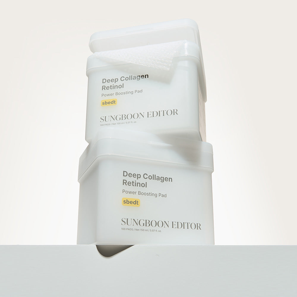Sungboon Editor Deep Collagen Retinol Power Boosting Pad 190ml(100pcs)
