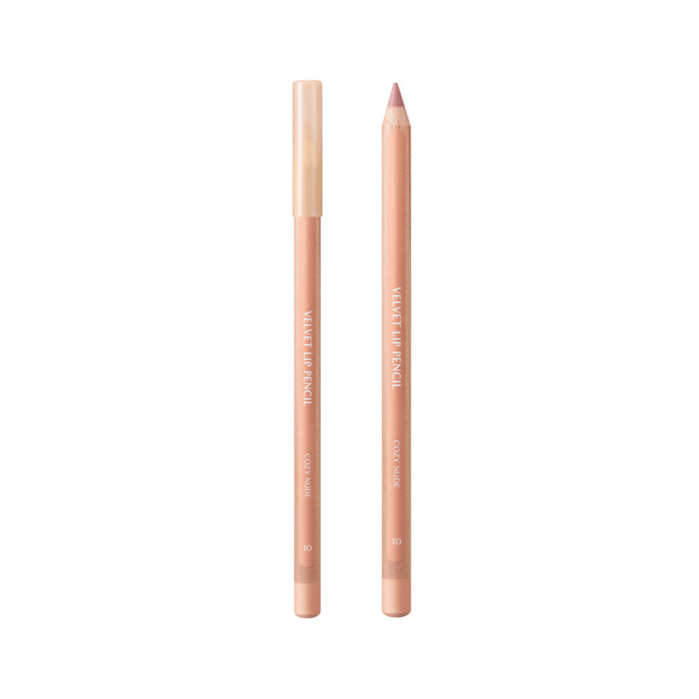 Clio Velvet Lip Pencil Set 10 Cozy Nude