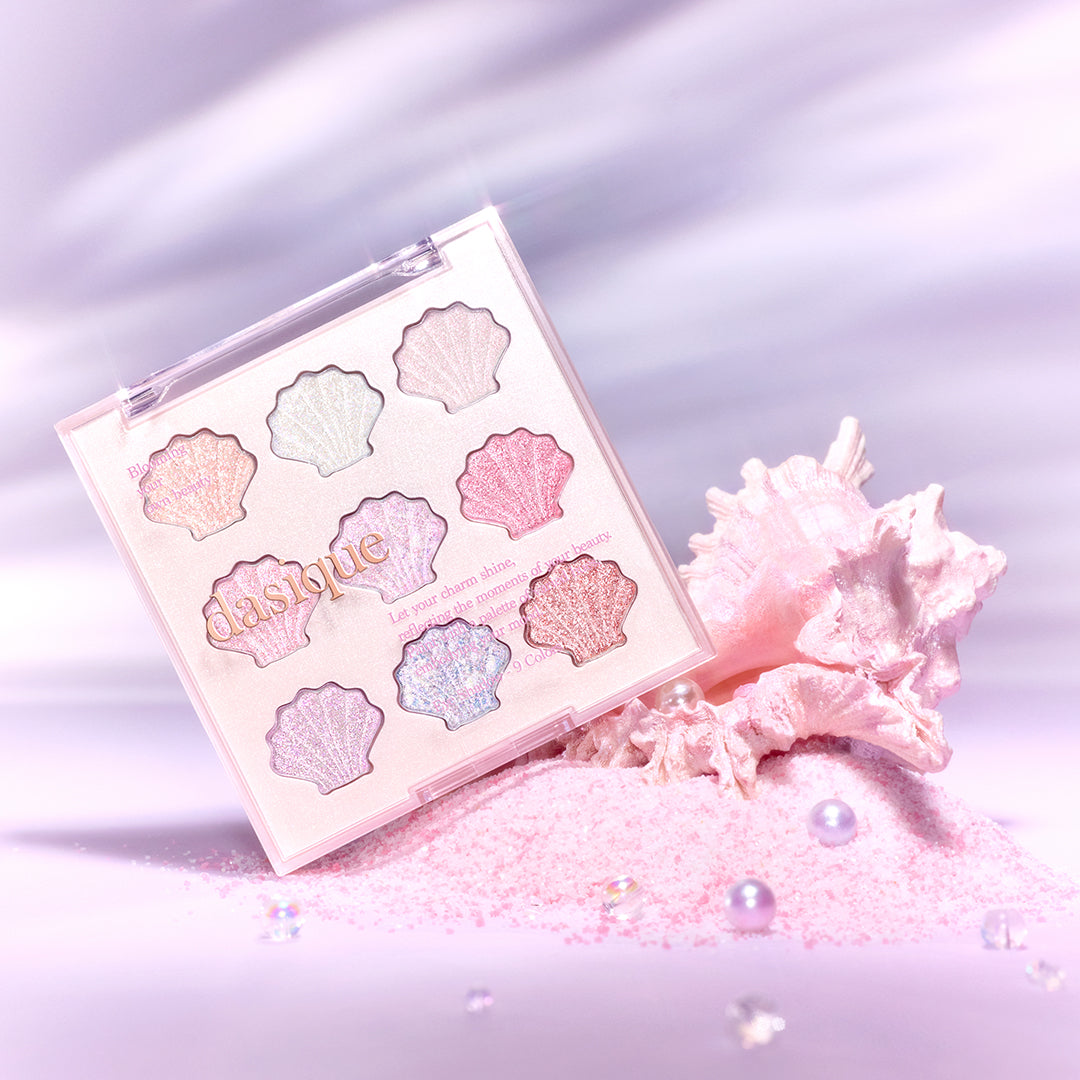 Dasique Shine Glowy Highlighter Palette  01 Twinkle Mermaid