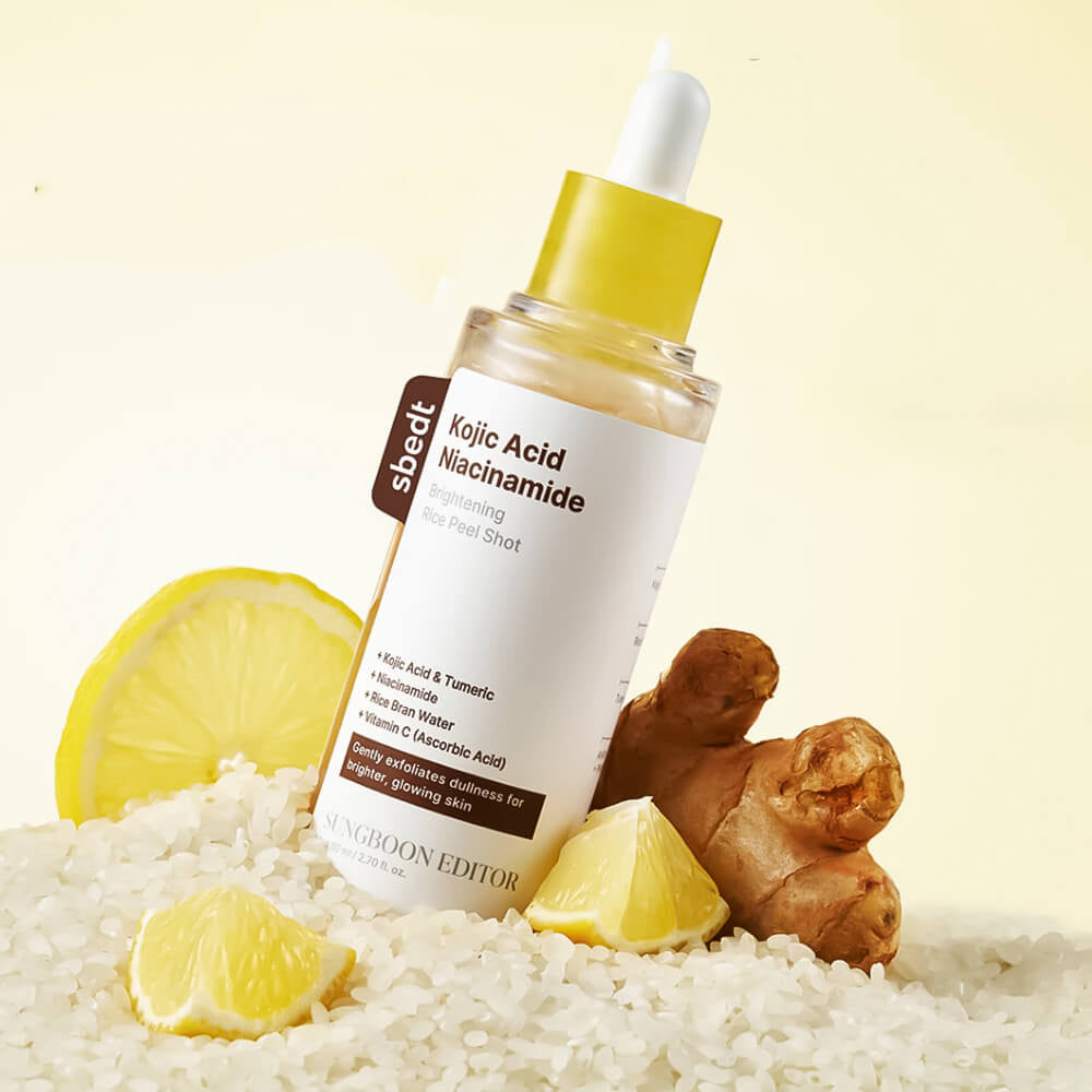 Sungboon Editor Kojic Acid Niacinamide Brightning Rice Peel Shot 80ml