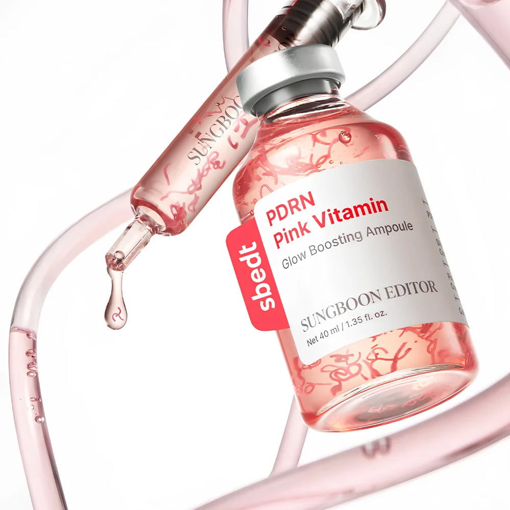Sungboon Editor Pdrn Pink Vitamin Glow Boosting Ampoule 40ml