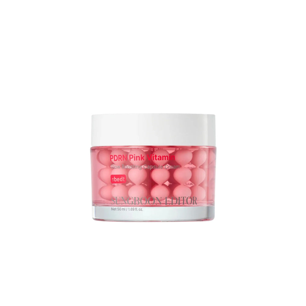 Sungboon Editor Pdrn Pink Vitamin Glow Boosting Capsule Cream 50ml