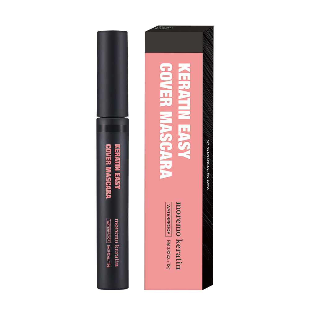 Moremo Keratin Easy Cover Mascara-Natural Black - 12ml