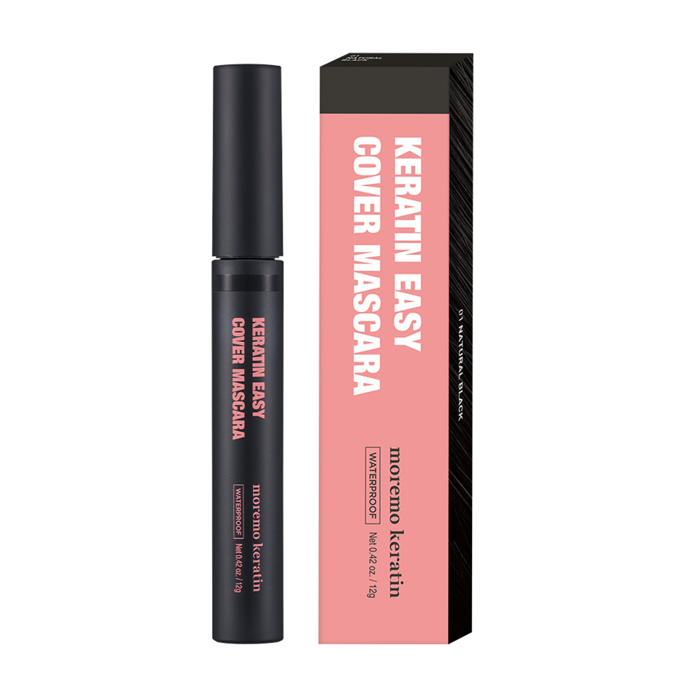 Moremo Keratin Easy Cover Mascara-Natural Black - 12ml