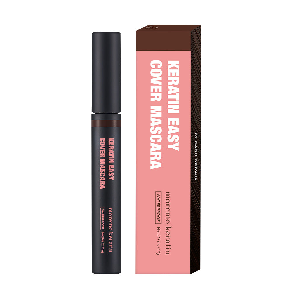Moremo Keratin Easy Cover Mascara-Dark Brown - 12ml