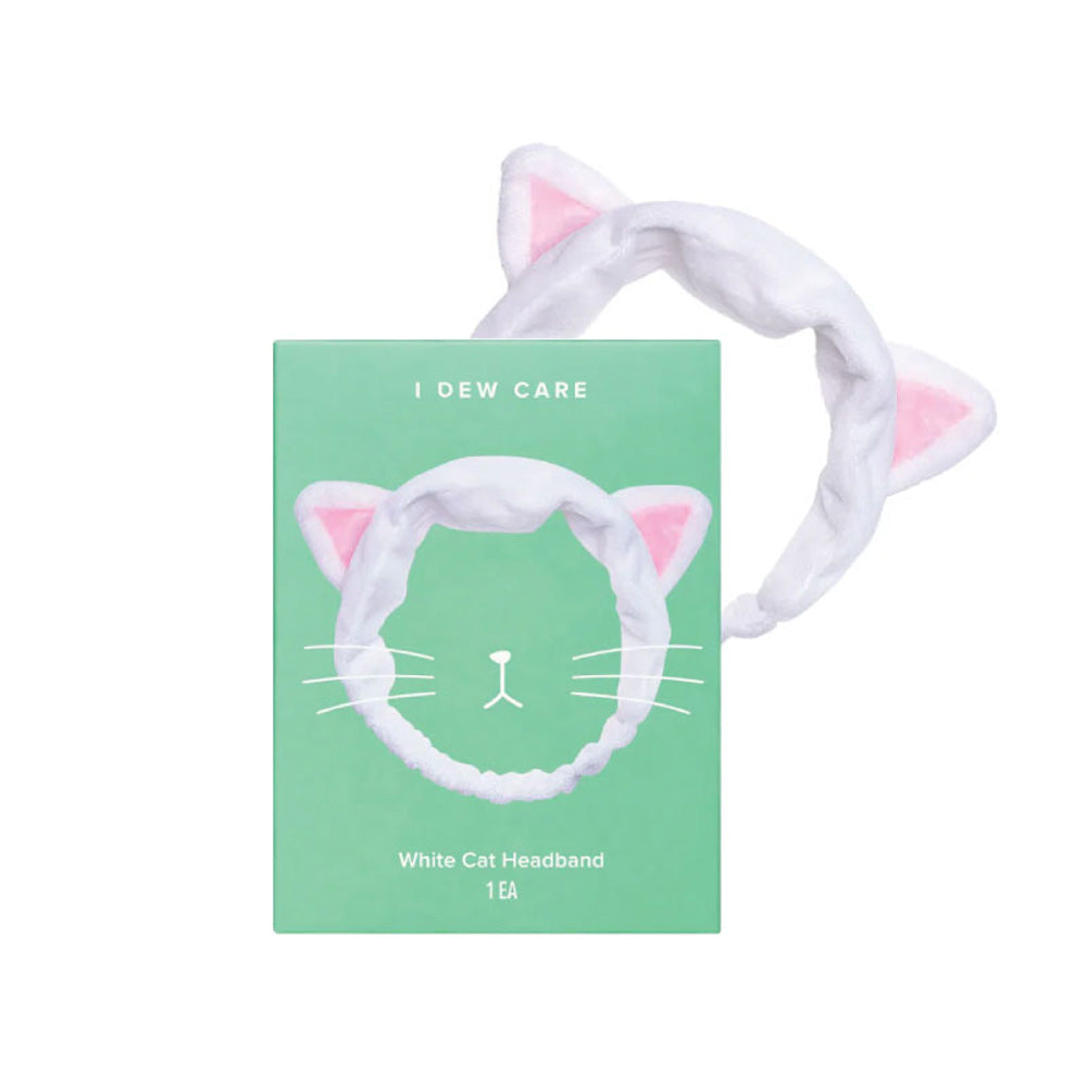 I Dew Care  White Cat Headband 260*120 (Mm) G