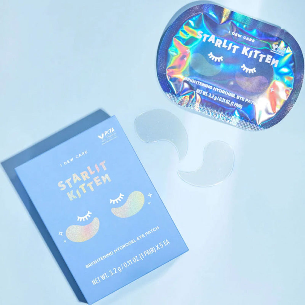 I Dew Care Starlit Kitten Brightening Hydrogel Eye Patch 3.2gx5 g