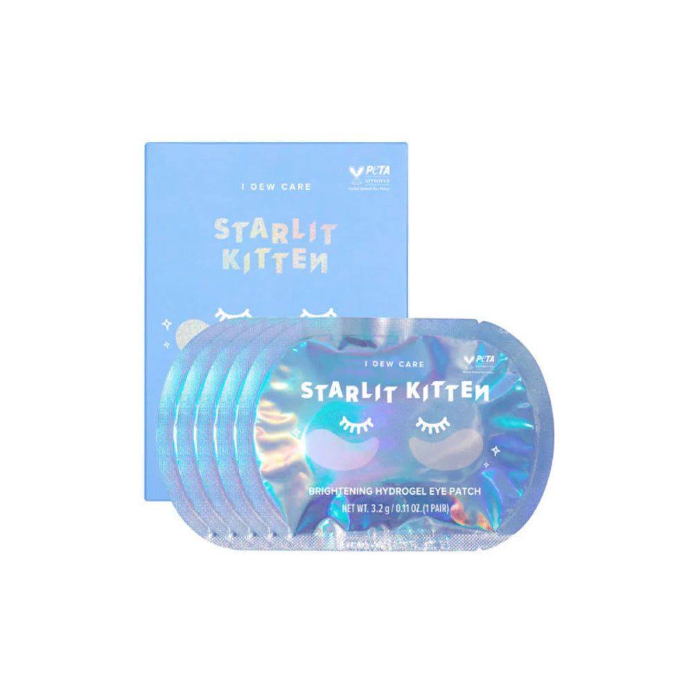 I Dew Care Starlit Kitten Brightening Hydrogel Eye Patch 3.2gx5 g