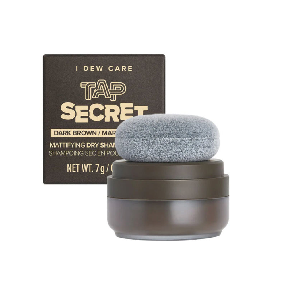 I Dew Care  Tap Secret Mattifying Dry Shampoo Powder Dark Brown 7 G