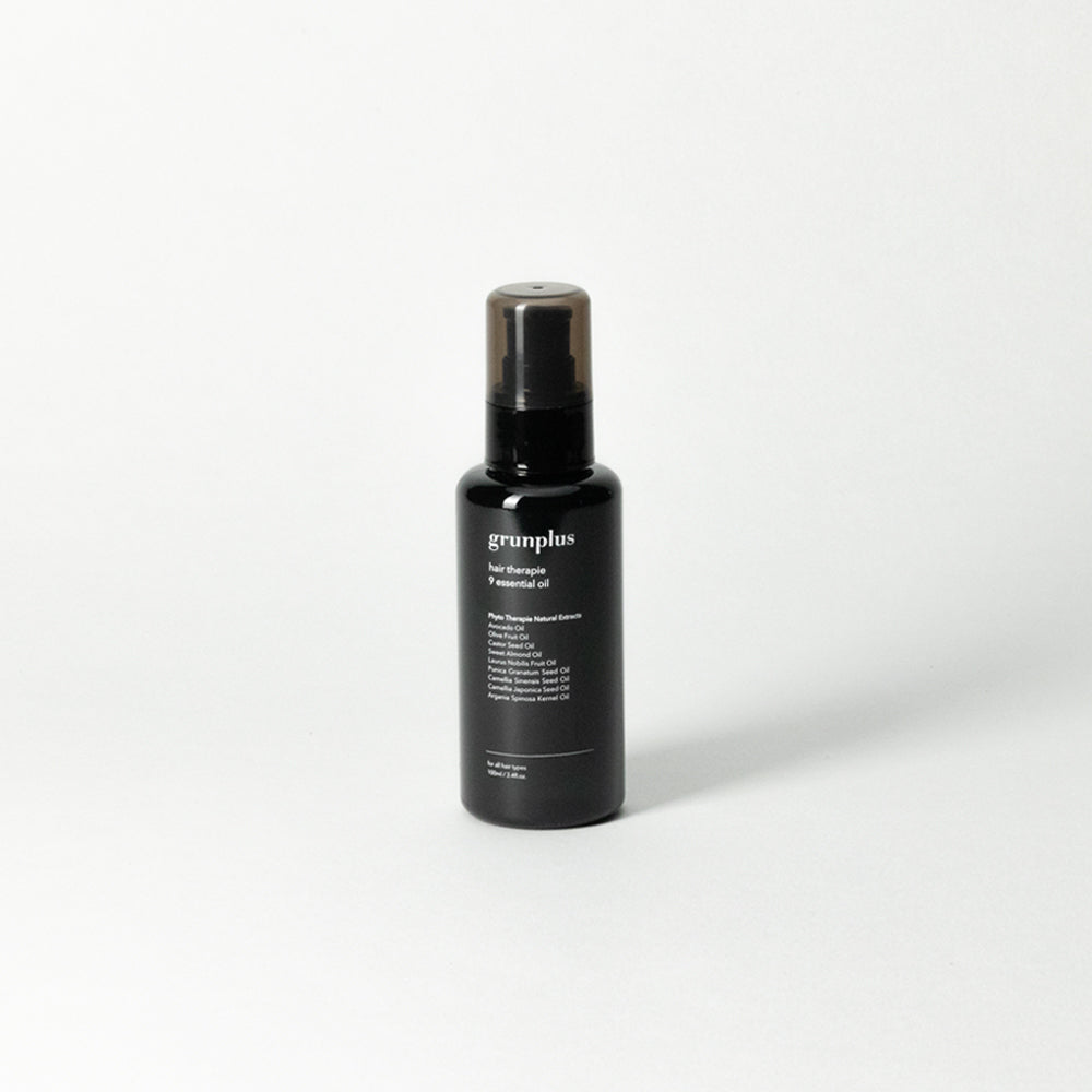 Grunplus Hair Therapie 9 Essential Oil 100 ml - Hair Treatment for Dry & Damaged Hair
