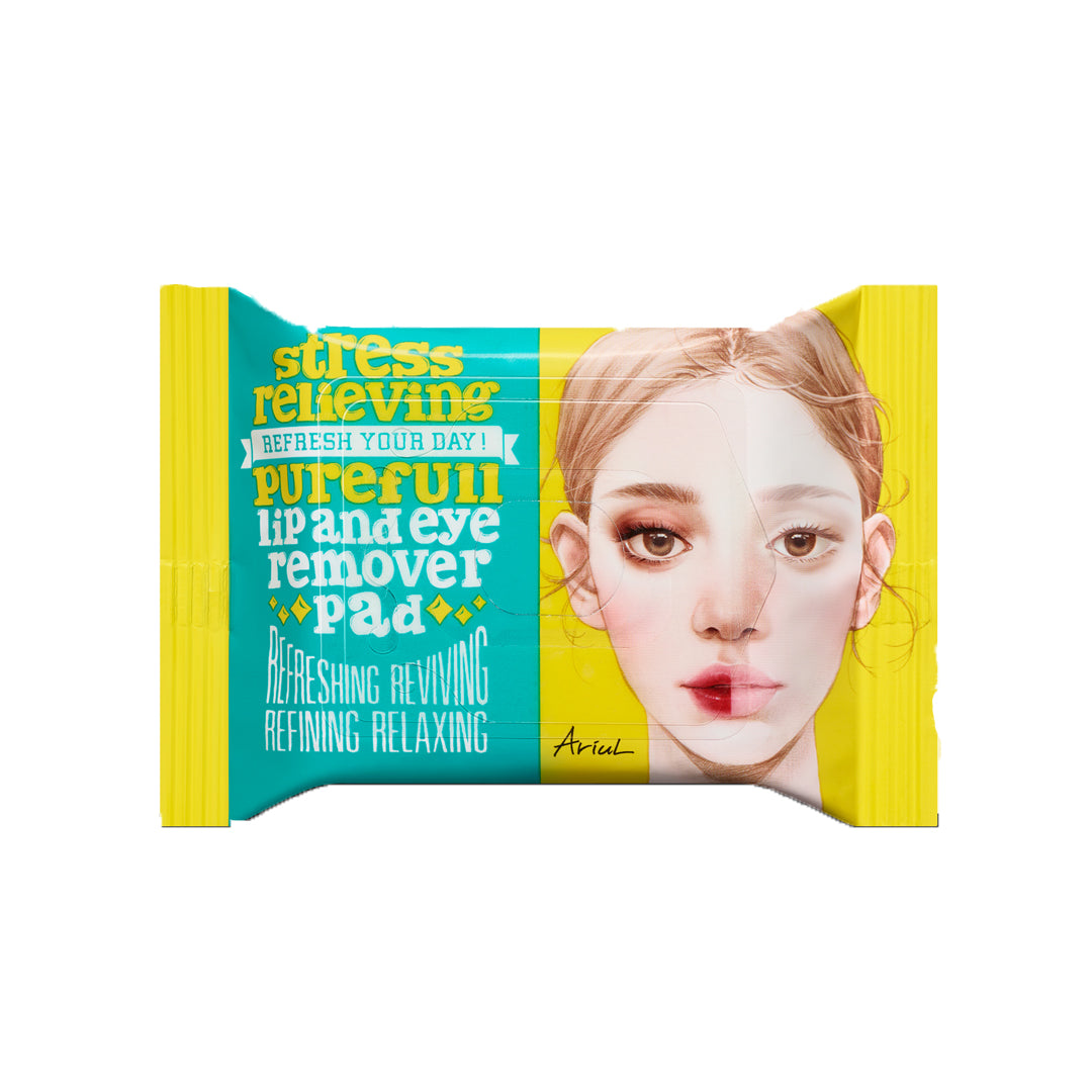 Ariul Stress Relieving Purefull Lip and Eye Remover Pad